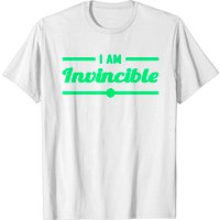 Invincible T-Shirt I Am Invincible for Men in Black