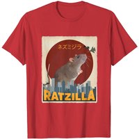 T-shirts Drôles de Rat pour Hommes - Design Cute Ratzilla — T-shirts pour hommes