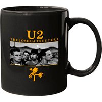 U2 The Joshua Tree Tour Black Ceramic Mug — Mugs & Tumblers