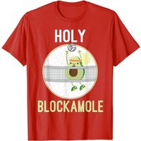T-shirt pour hommes Holy Blockamole Funny Volleyball Block Avocado