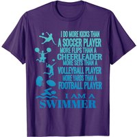 I Am A Swimmer T-Shirt for Men - Funny Swim Practice Tee — Mens T Shirts