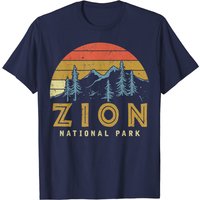 T-shirt Zion National Park pour hommes en noir