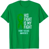 T-shirt Maladie Rénale Chronique Son Combat Est Mon Combat pour Hommes — T-shirts pour hommes