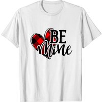 Valentine's Day Heart Print Short Sleeve T-Shirt for Men