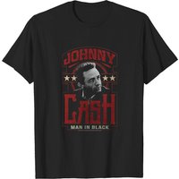 Johnny Cash Men's T-Shirt in Black