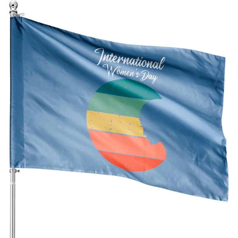 International Women's Day House Flags - Double-Sided Print — Decorative Flags