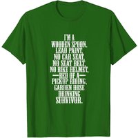 Survivor T-Shirt I'm A Wooden Spoon Survivor for Men