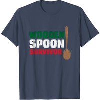 Survivor T-Shirt Wooden Spoon Italian Flag for Men