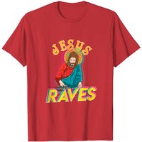 T-shirt Drôle de Jésus pour Hommes - Cadeau Festival de Musique EDM — T-shirts pour hommes