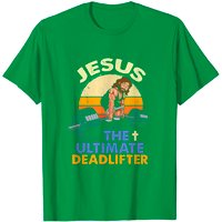 T-shirt Drôle de Jésus - Le Deadlifter Ultime pour Hommes — T-shirts pour hommes
