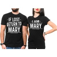 T-shirt pour hommes « If Lost Return To Custom Name Matching Couple » — T-shirts pour hommes