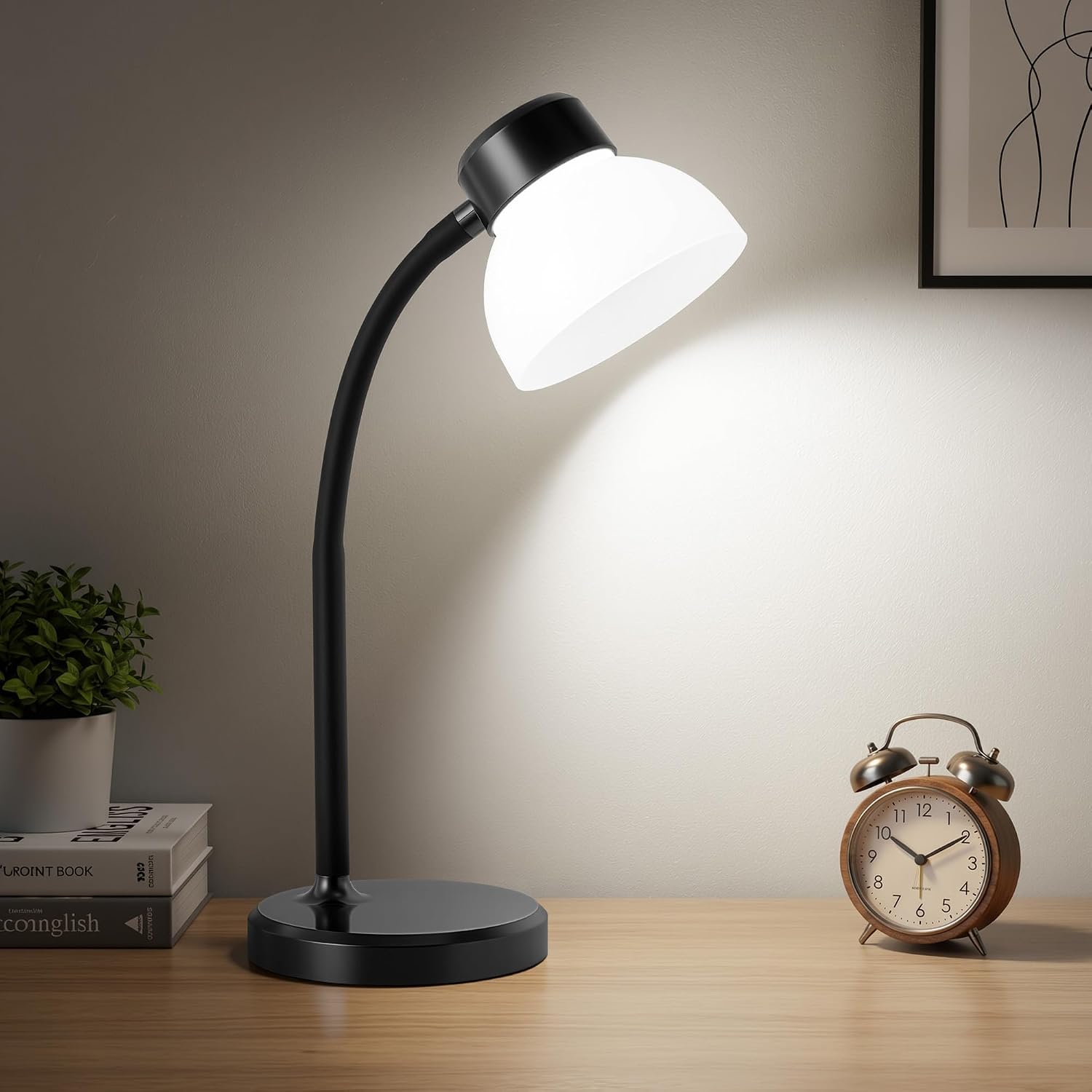 GyroVu LED Desk Lamp with Adjustable Gooseneck for Home Office — Led Desk Lamp