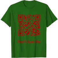Funny Rick Roll Meme QR Code T-Shirt for Men