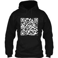 Rick Roll QR Code HDB Hoodie for Unisex — Mens Hoodies