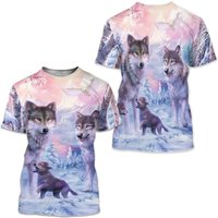 Unisex Wolf Shirt - 3D Wild Animal Design