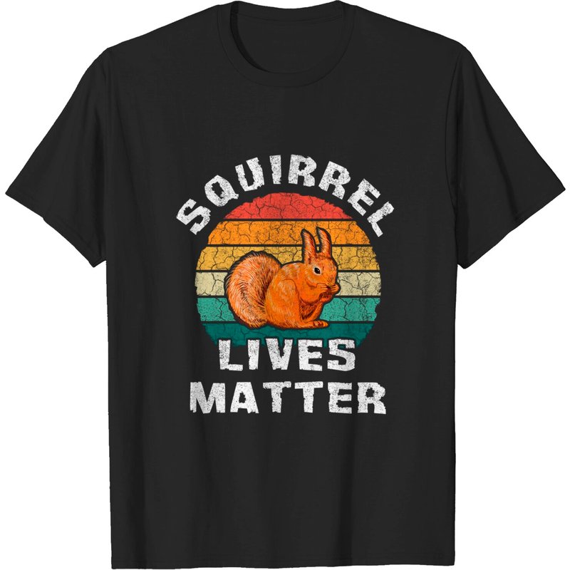 Squirrel Lives Matter Men's T-Shirt for Squirrel Lovers — Mens T Shirts