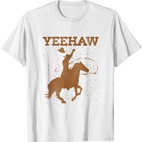 Yeehaw Bull Riding Texas T-Shirt for Men