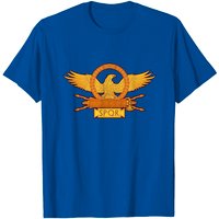 T-shirt pour hommes SPQR Roman Eagle Standard en noir — T-shirts pour hommes