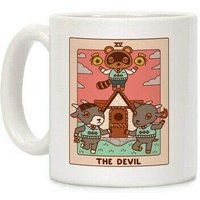 Devil Tom Nook Tarot Card Mug - Animal Crossing