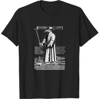 T-shirt Plague Doctor pour hommes en noir — T-shirts pour hommes