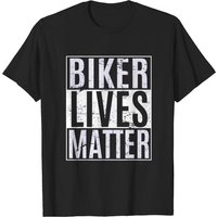Biker Lives Matter Motorcycle Biker Rider T-shirt for Men