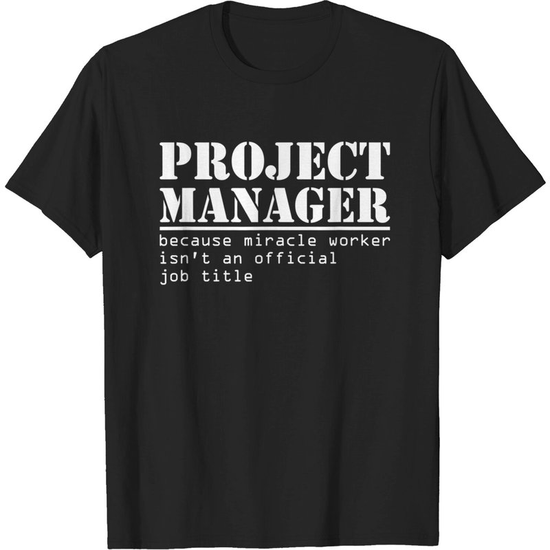 T-shirt drôle de gestionnaire de projet pour hommes — T-shirts pour hommes