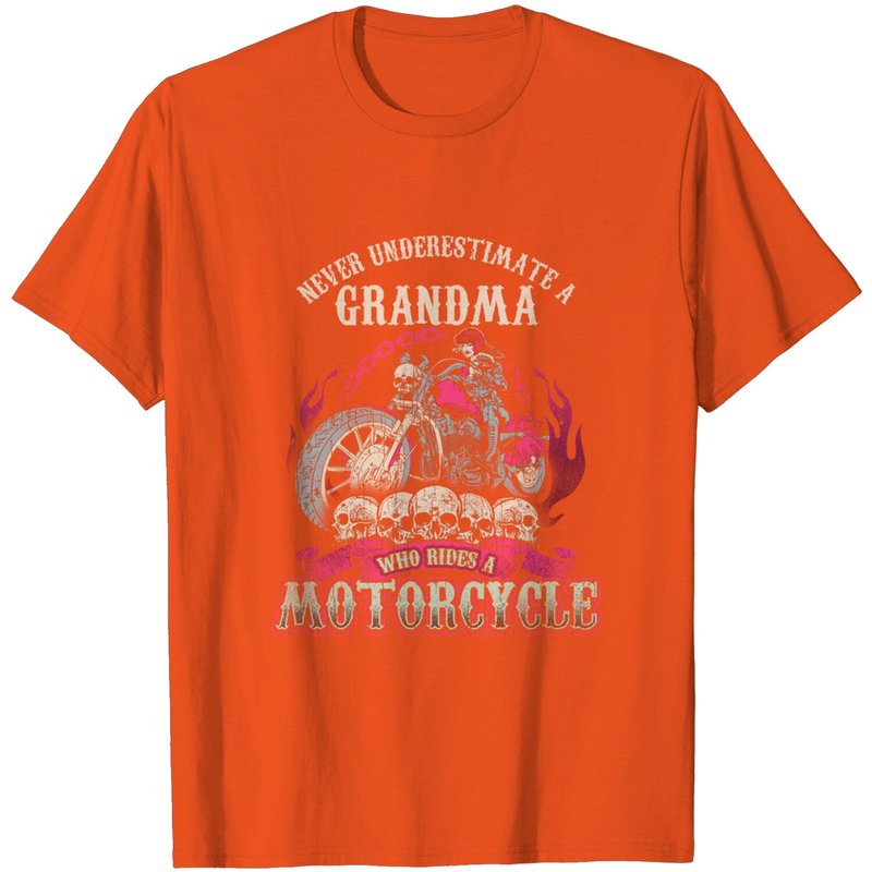 T-shirt de moto Grandma Biker Chick pour hommes — T-shirts pour hommes