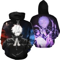 Hoodie Gojo Satoru, Sweat à Capuche 3D Jujutsu Kaisen — Sweats à capuche pour hommes