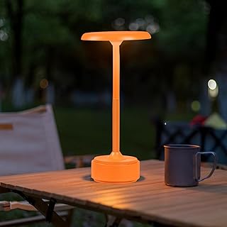 Lampe de bureau LED portable sans fil avec capteur tactile et niveaux dimmables — Lampe de bureau menée