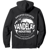 Haut à capuchon Vandelay Industries pour unisexe en noir