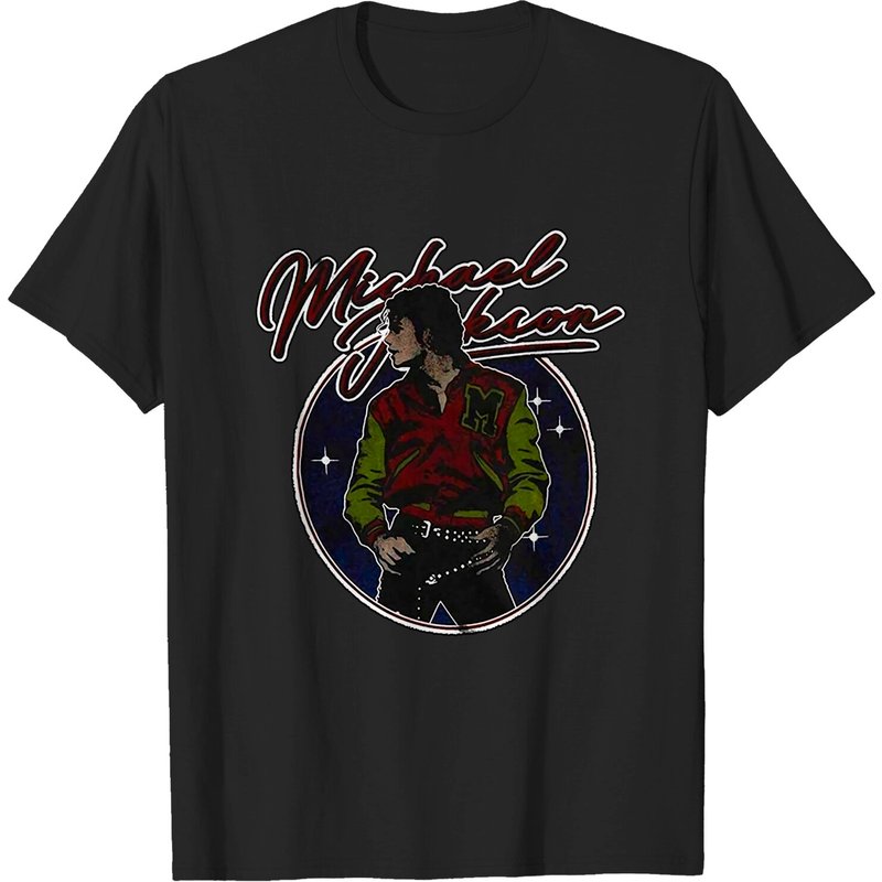 Thriller Varsity Jacket T-Shirt for Men in Black — Mens T Shirts