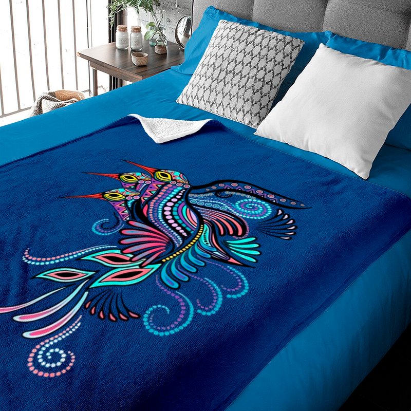Mexican Alejibre Hummingbird Baby Blanket — Baby Blankets