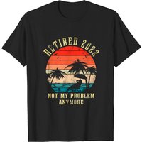 T-shirt Vintage Retraité 2022 Pas Mon Problème Anymore pour Hommes — T-shirts pour hommes
