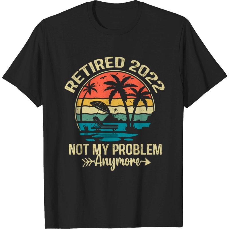 T-shirt Vintage Cadeaux de Retraite Retraité 2022 — T-shirts pour hommes
