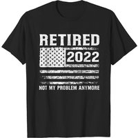 T-shirt pour hommes Retraité 2022 Ce n'est plus mon problème