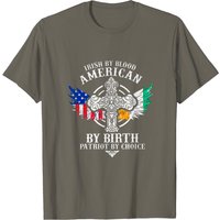 Irish By Blood Men's T-Shirt - Irish Patriot Gift