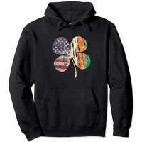 Hoodie Jour de la Saint-Patrick Shamrock Irlandais-Américain — Sweats à capuche pour hommes