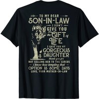 T-shirt Pour Mon Cher Gendre Cadeau de Vie — T-shirts pour hommes
