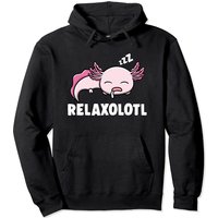 Hoodie Unisexe Relaxolotl Kawaii Axolotl Relaxant — Sweats à capuche pour hommes