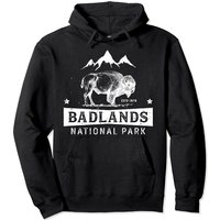 Hoodie Badlands Parc National Bison d'Amérique du Sud Dakota — Sweats à capuche pour hommes