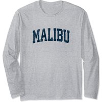Malibu California Vintage Athletic Sports Long Sleeve T-Shirt