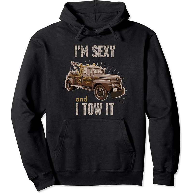 Je suis sexy et je remorque ça Hoodie conducteur de camion — Sweats à capuche pour hommes
