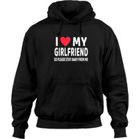 I Love My Girlfriend Pullover Hoodie — Mens Hoodies