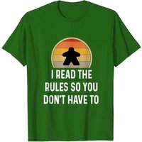 I Read The Rules Funny Board Game Lover T-Shirt for Men — Mens T Shirts