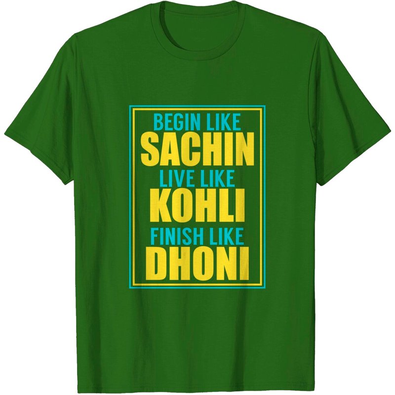 Indian Cricket Team Supporter Jersey T-Shirt for Men — Mens T Shirts