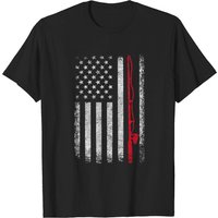 American Flag Vintage Fishing T-Shirt for Men — Mens T Shirts