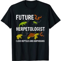 Future Herpetologist Reptiles and Amphibians T-Shirt for Men