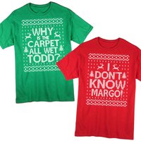 T-shirt Couple Todd And Margo pour Hommes en Noir — T-shirts pour hommes