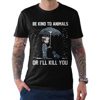 T-shirt Keanu Reeves Soyez Gentil Avec Les Animaux pour Hommes — T-shirts pour hommes