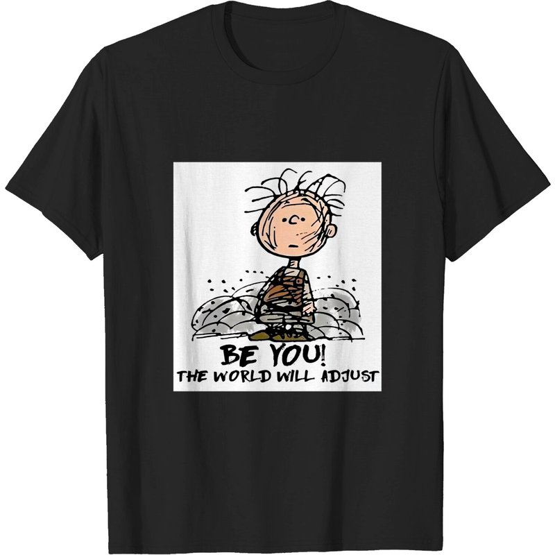 T-shirt à manches longues Charlie Brown Pigpen - Sois Toi, Le Monde S'ajustera — T-shirts pour hommes